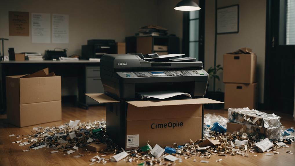 lease ends copier returned contract terminated